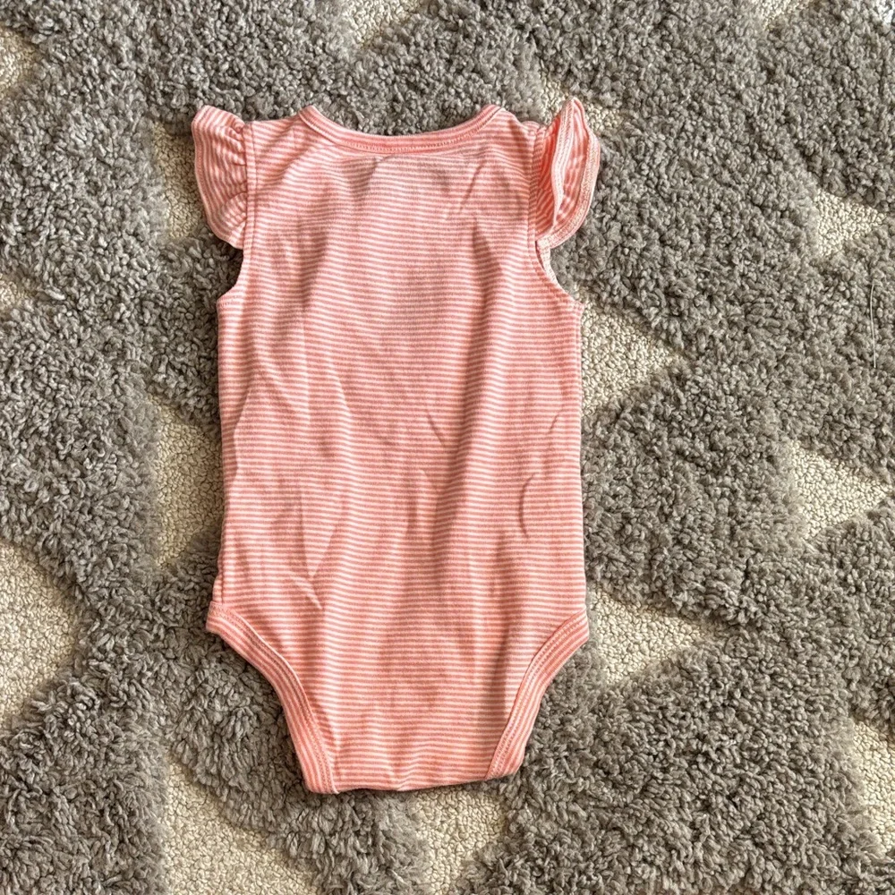 Carter's Adorable Pink Striped Onesie